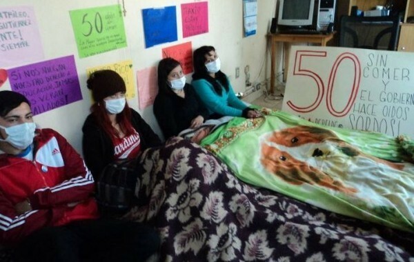 Greve de fome no Chile Greve de fome no Chile