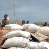 Alimentos doados chegam à Etiópia