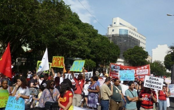 Protesto contra mega eventos Protesto contra mega eventos