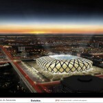 Projeto da Arena Amazônia, no Pará, que deve sediar 4 jogos da Copa em 2014 (reprodução)