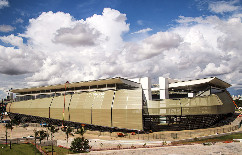 A Arena Pantanal será inteira bancada com dinheiro público: o governo do MT fez um empréstimo de R$ 337,9 milhões com o BNDES e, além disso, já pagou R$ 286,3 milhões. (Foto: Portal da Copa)