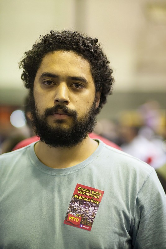 Celso Martins, 30, foi um dos demitidos em consequência da última greve dos metroviários de São Paulo. Foto: Mídia NINJA