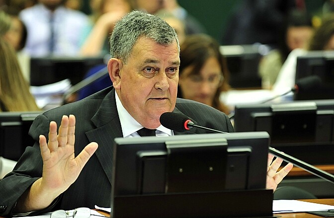 O deputado Arnaldo Faria de Sá (PTB-SP), cujo voto no Conselho de Ética é uma incógnita