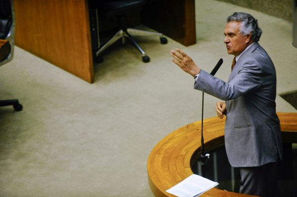 O senador Ronaldo Caiado (DEM-GO), da bancada ruralista, é um dos poucos que gostam de polemizar.