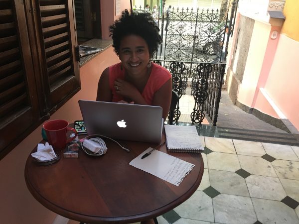 A jornalista equatoriana escreveu seis matérias durante o programa de Residências da Pública