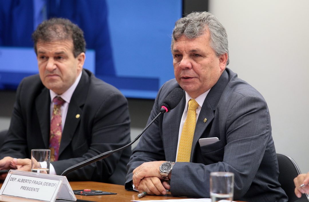 O deputado Alberto Fraga (DEM-DF), presidente da CPI da Lei Rouanet