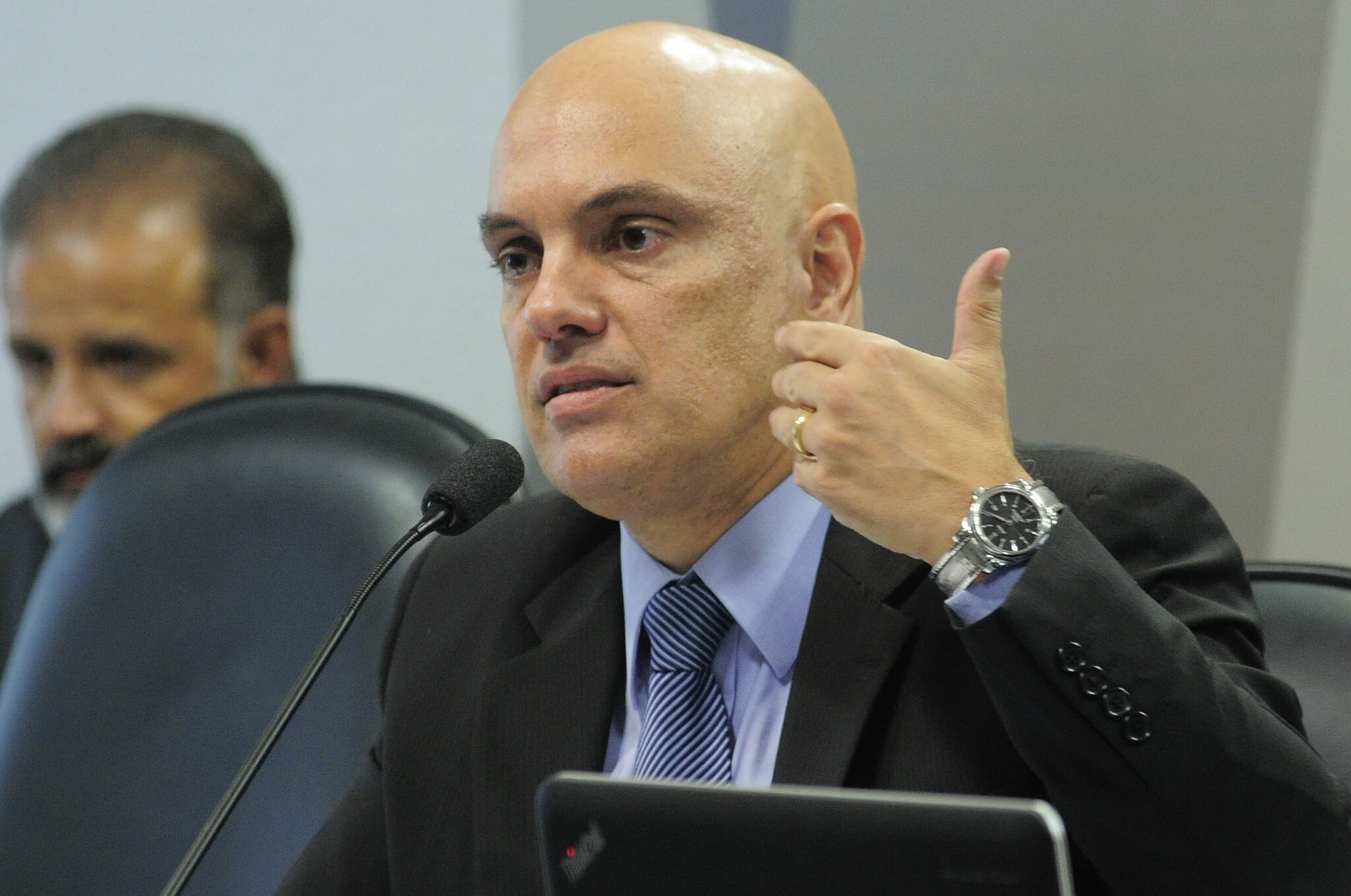 Alexandre de Moraes, durante sabatina no Senado