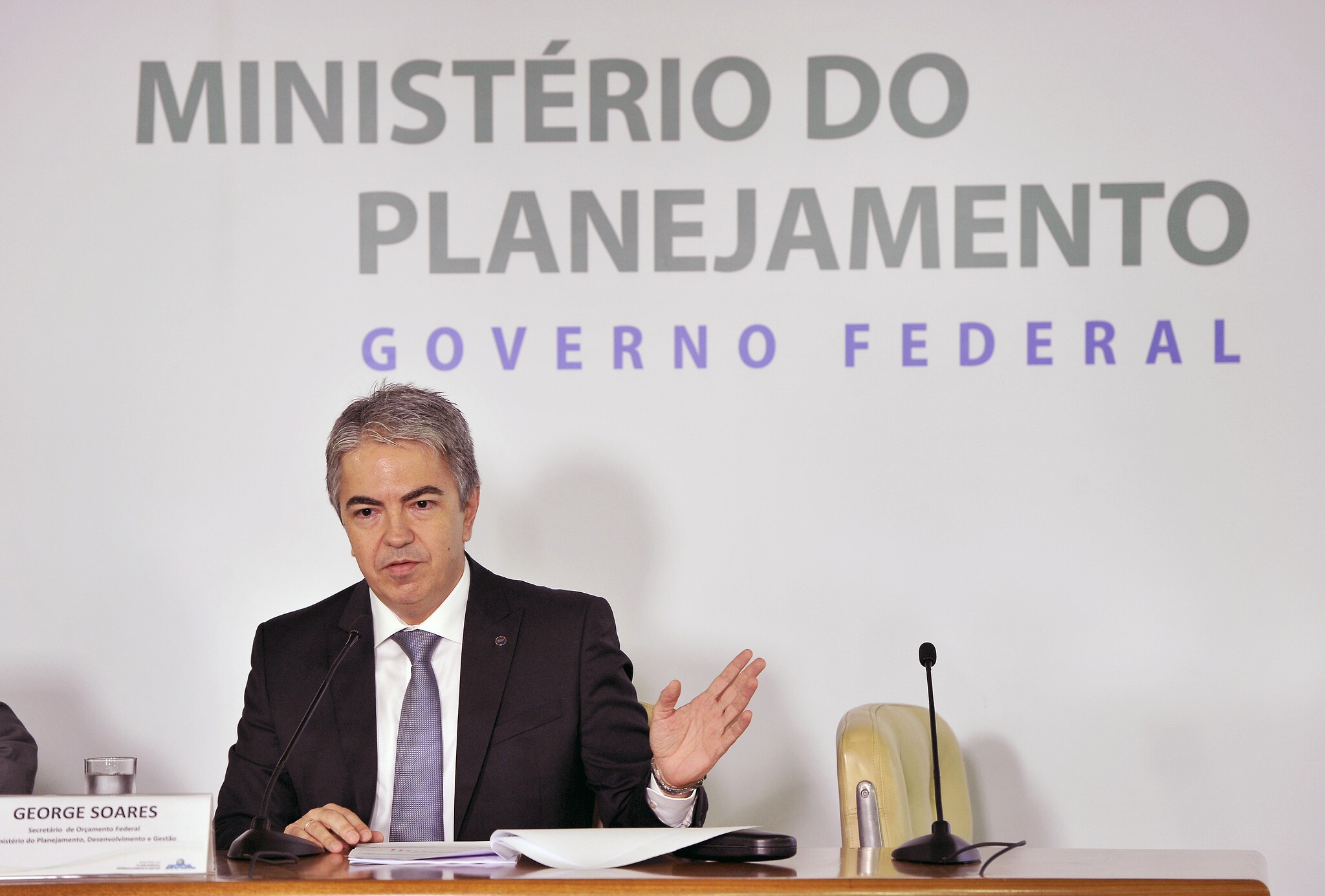 O secretário do Orçamento Federal do Ministério do Planejamento, George Soares, em evento de divulgação do Balanço da Seguridade Social