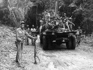 Tropas do Exército Brasileiro chegando no Araguaia