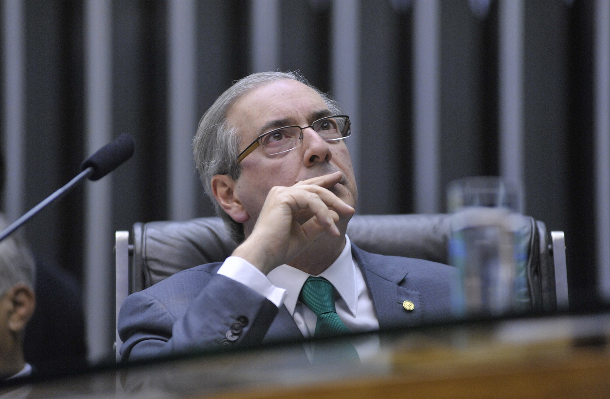 O presidente da Câmara, Eduardo Cunha (PMDB-RJ), em sessão na Câmara.