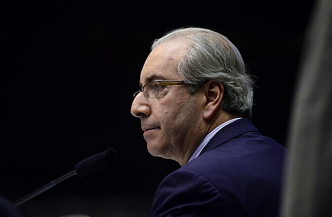 O presidente da Câmara, Eduardo Cunha (PMDB-RJ), que aceitou pedido de impeachment contra a presidente Dilma Rousseff (PT).