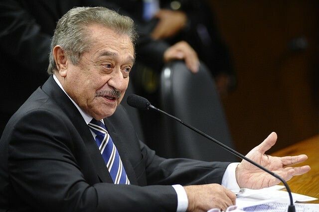 O senador José Maranhão (PMDB-MA), cotado para presidir a comissão do impeachment no Senado