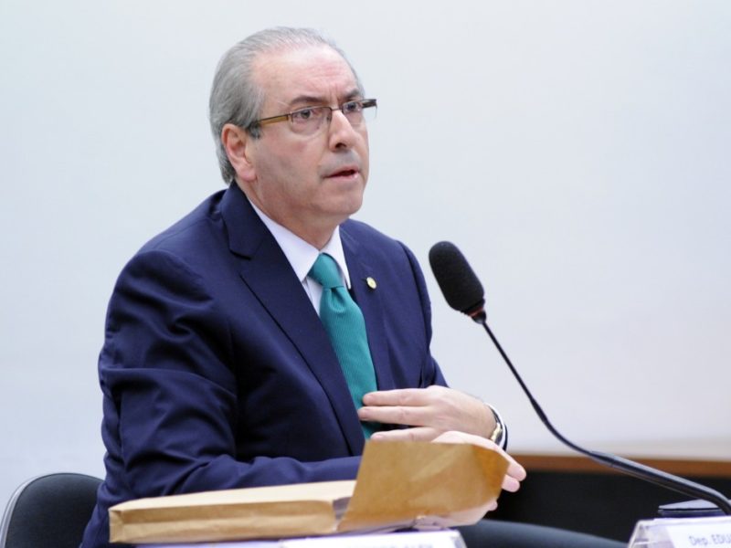 O deputado afastado, Eduardo Cunha (PMDB-RJ).