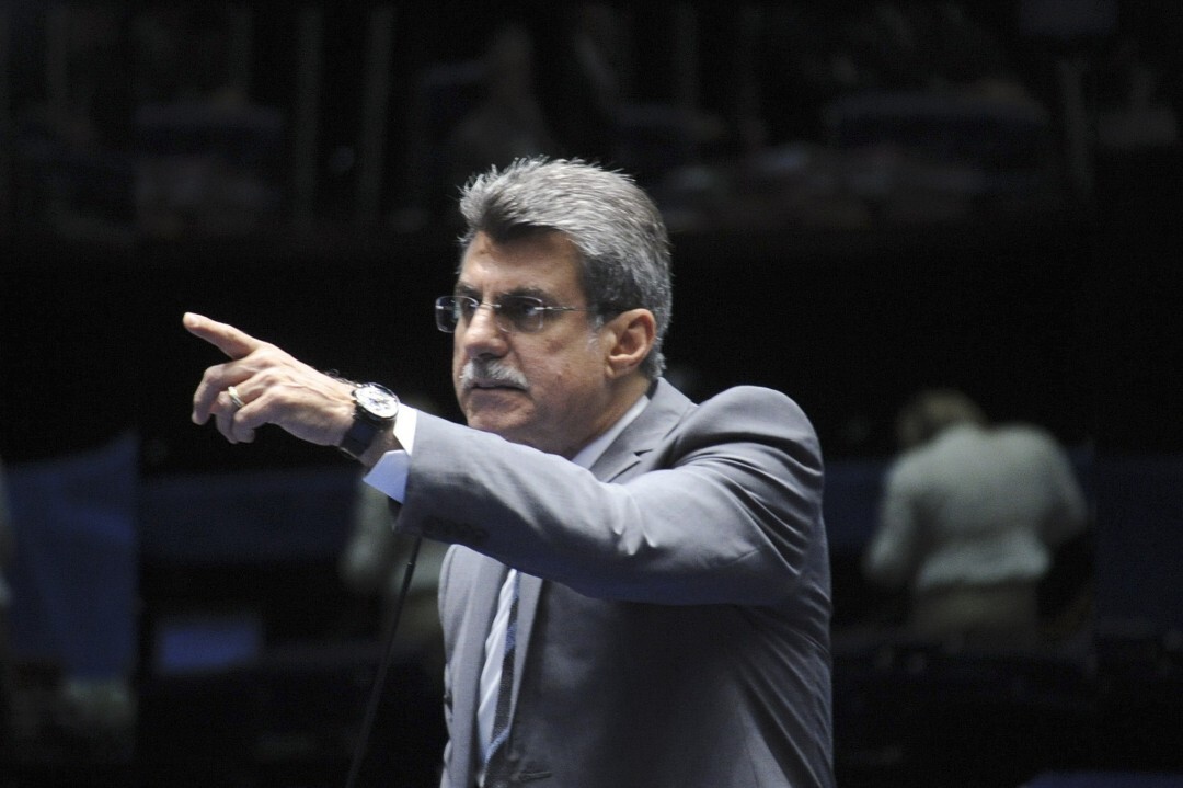 O senador Romero Jucá (PMDB-RR), ex-ministro do Planejamento de Temer