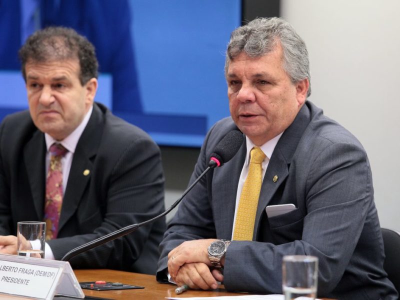 O deputado Alberto Fraga (DEM-DF), presidente da CPI da Lei Rouanet