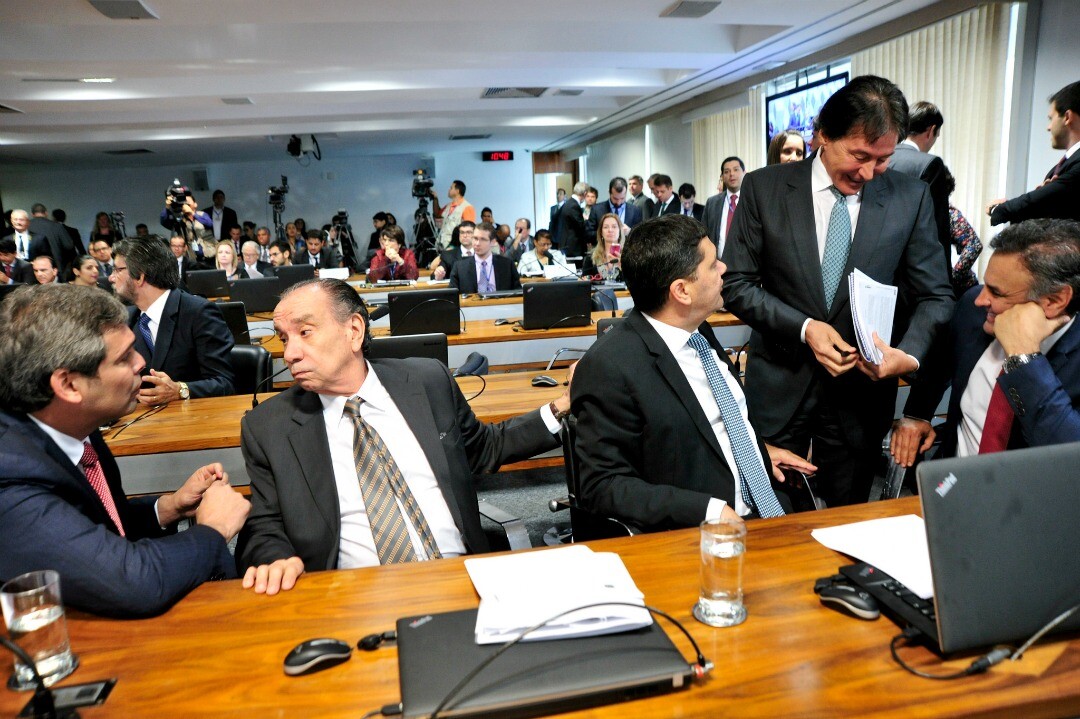 Reunião da CCJ do Senado analisa a PEC 55/2016