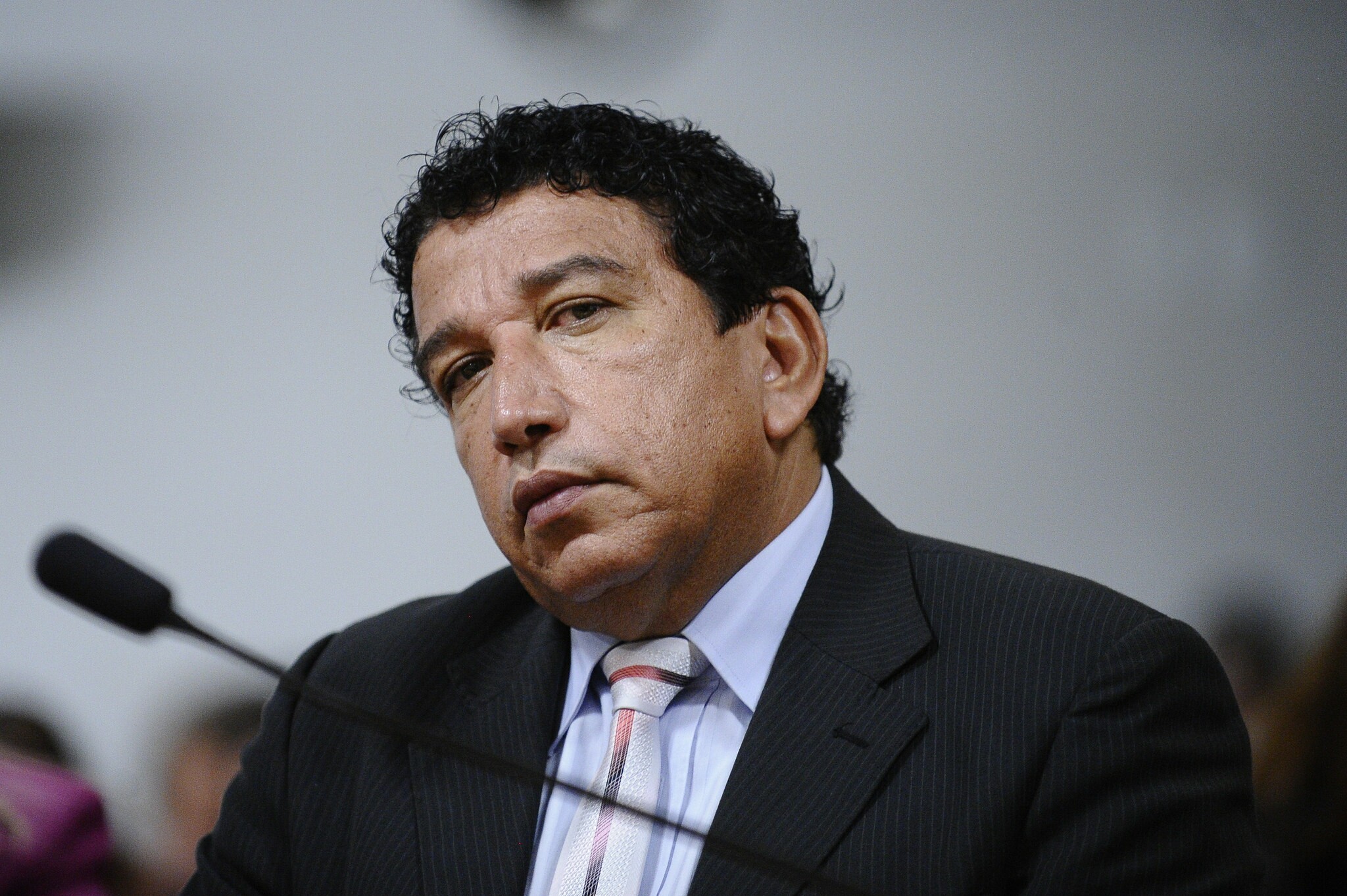 O senador Magno Malta (PR-ES), que defende que a vida começa na concepção.