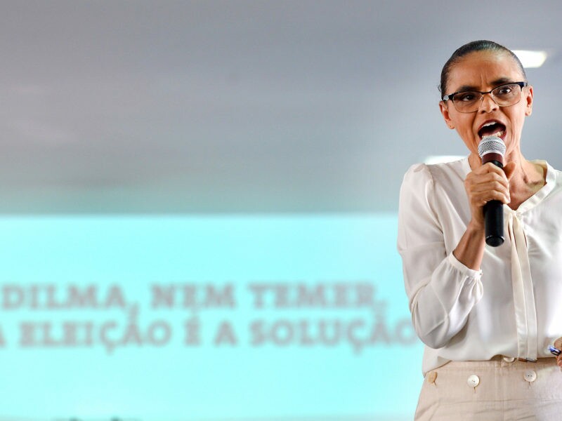 Marina Silva (Rede) lança a campanha Nem Dilma Nem Temer, em 2016