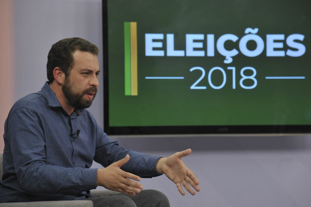 O candidato Guilherme Boulos, em entrevista para a EBC: dado sobre desmatamento citado em plano de governo é impossível de provar