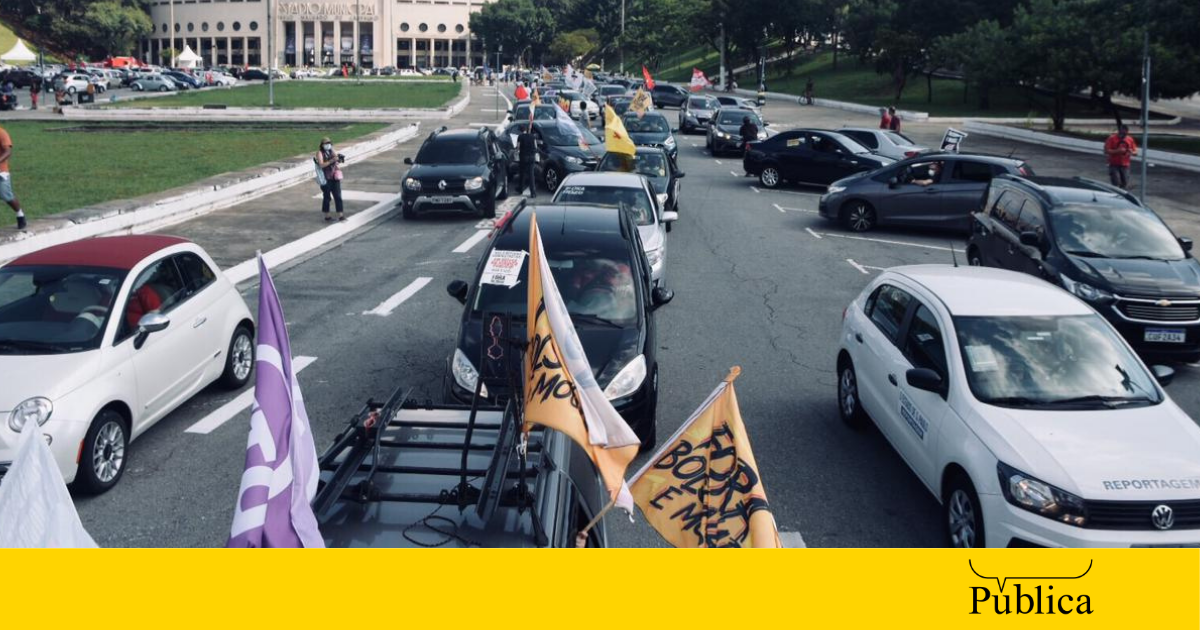 Motoristas que protestaram contra Bolsonaro foram multados em até R$ 6 mil