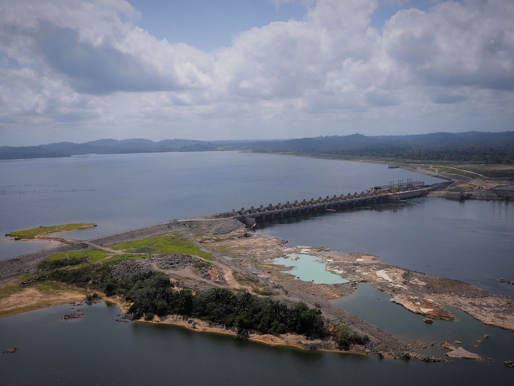 Imagem aérea da Usina Hidrelétrica de Belo Monte