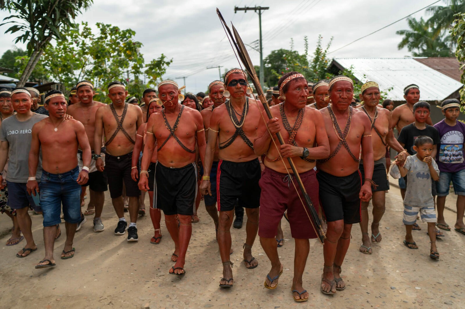 13 de junho - Indígenas organizaram ato e exigiram segurança e o fim das invasões na Terra Indígena Vale do Javari