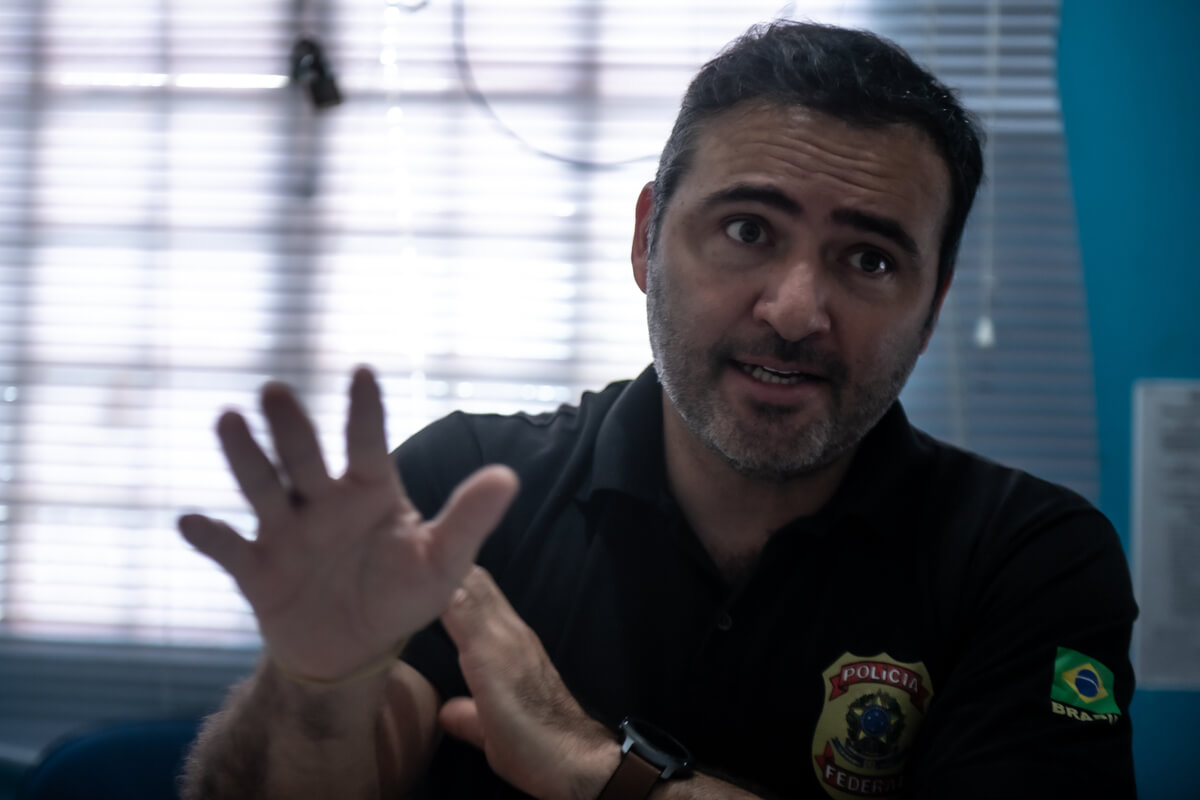 Delegado Domingos Sávio, da Polícia Federal, coordena as investigações do assassinato de Bruno e Dom.
