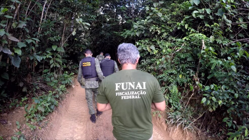 Funai-e-Polícia-Militar-Ambiental-de-Rondônia-durante-fiscalização-em-reserva-indígena-dos-Karipunas