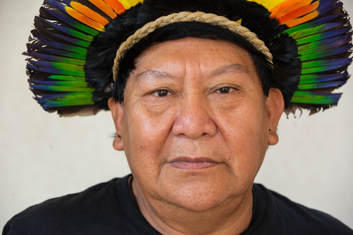 Líder Yanomami Davi Kopenawa