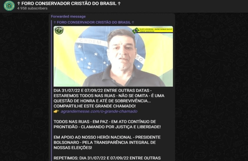 Grupo armamentista apontado como danoso no Facebook convoca para o 7 de Setembro - Agência Pública