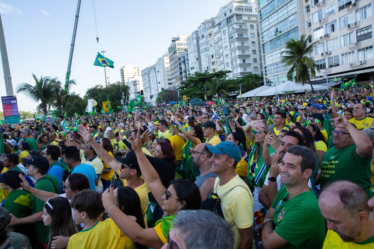 7 de setembro em Copacabana