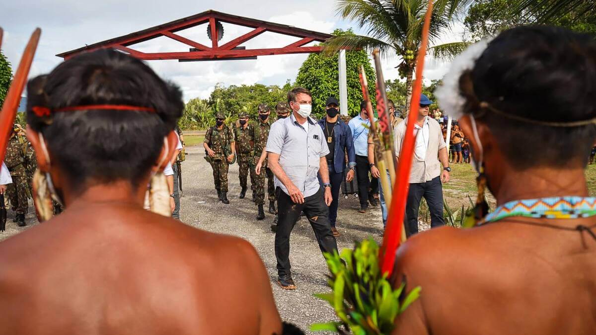 Ex-presidente Jair Bolsonaro em São Gabriel do Cachoeira, o ex-presidente encontrou com grupo indígena Yanomami