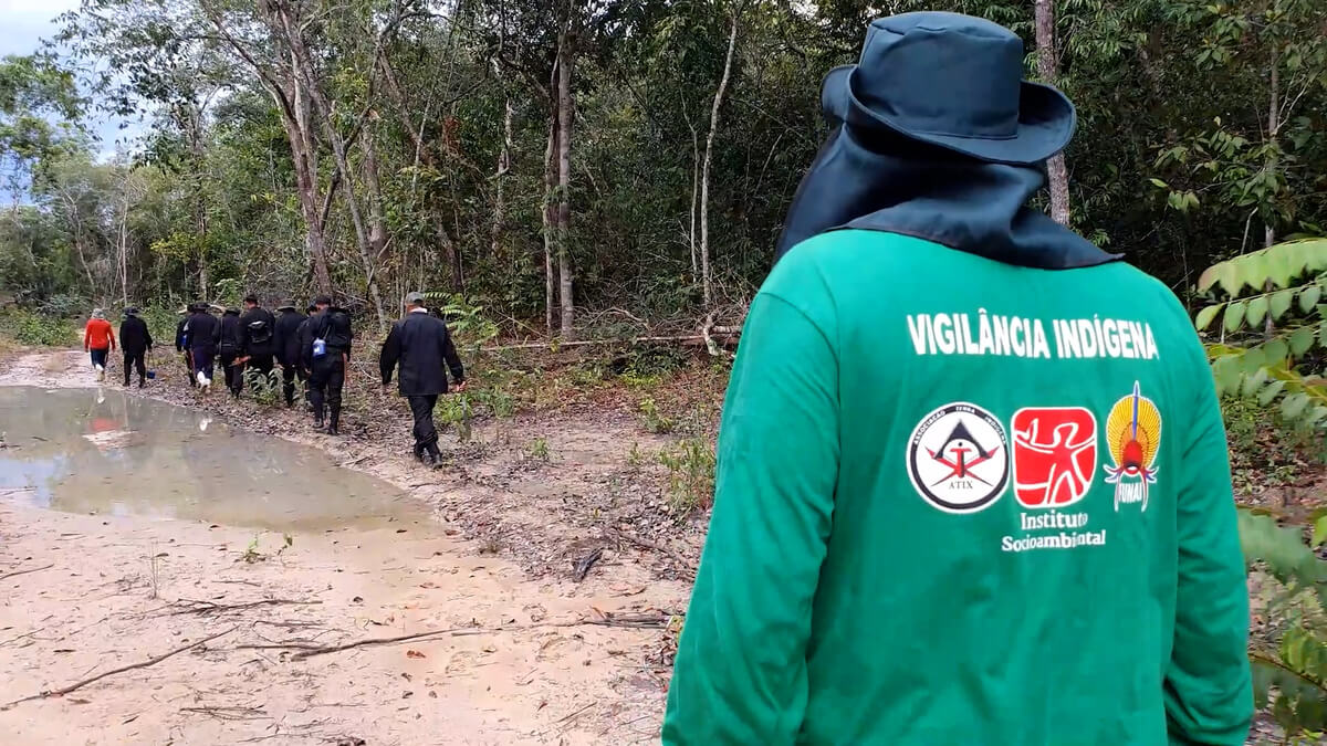 Operação de vigilância em território indígena