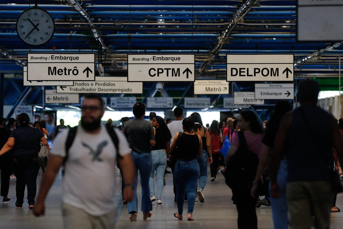 Movimentação de passageiros durante greve do Metrô e da CPTM