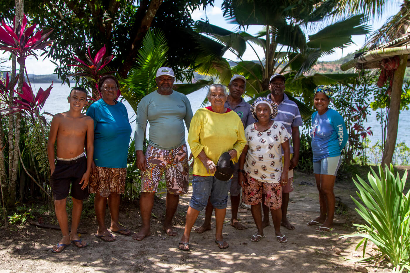 Moradores do Quilombo do Buri, na Bahia