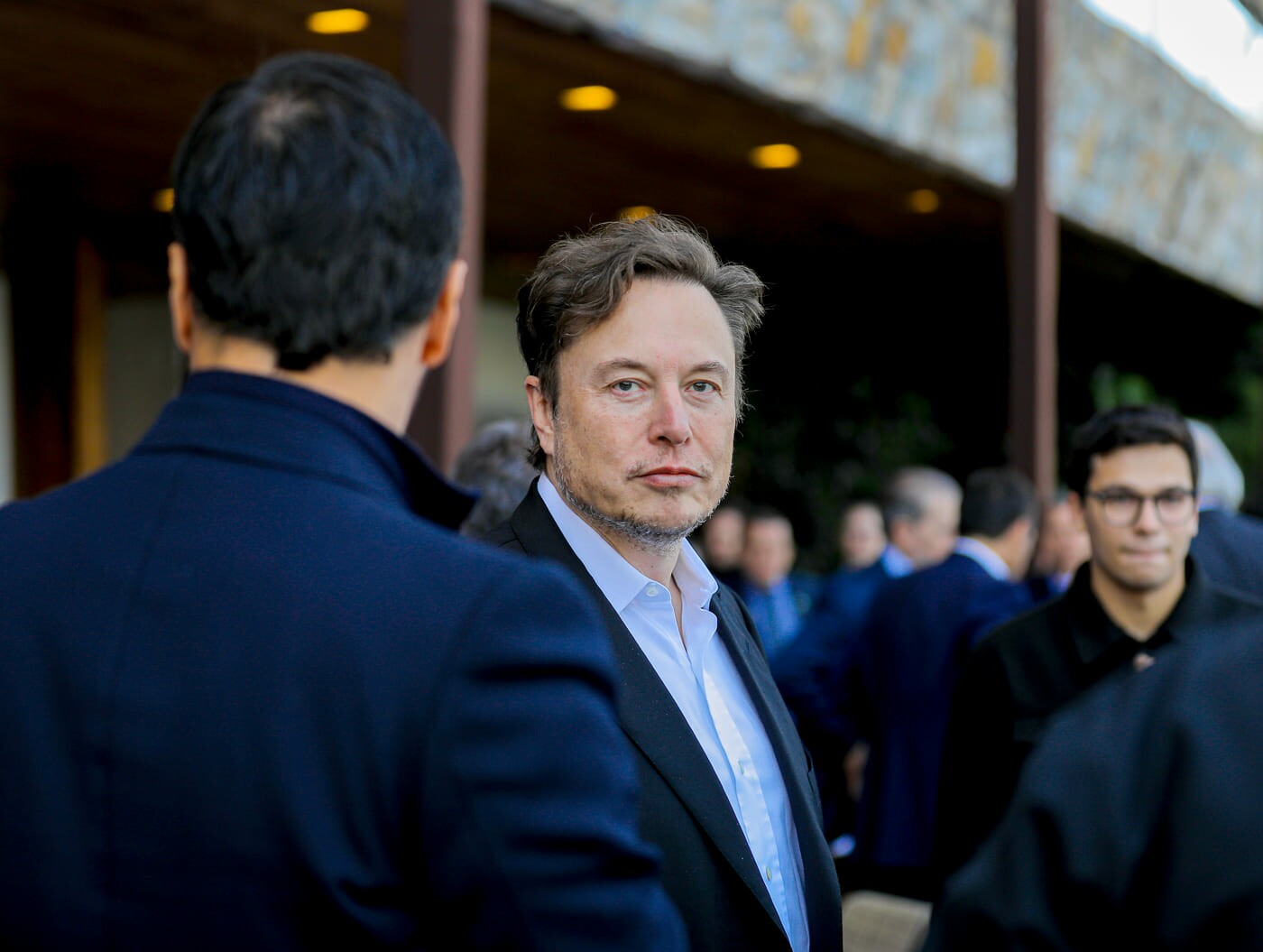 Empresário Elon Musk durante visita ao Brasil na gestão Bolsonaro, para discutir a conectividade na Amazônia