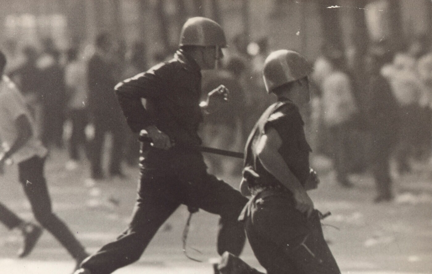 Manifestação estudantil contra a Ditadura Militar em 21 de junho de 1968