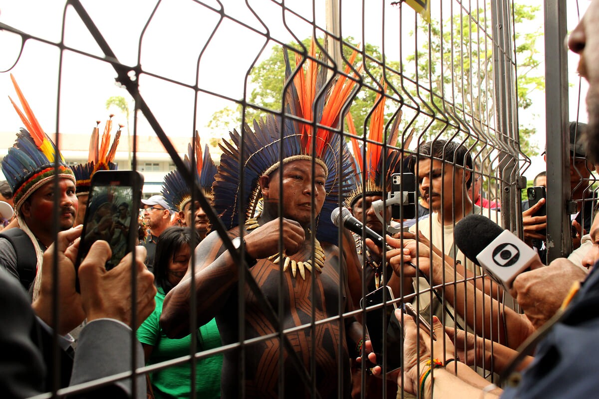 Protesto de indígenas no Pará