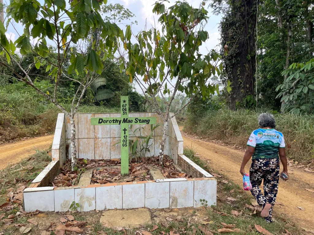 Cruz de Dorothy Stang em Anapu