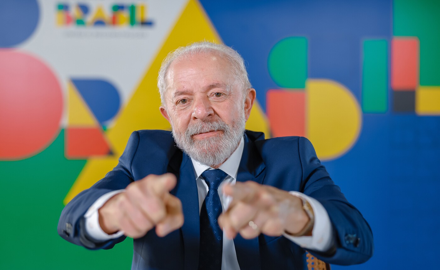 Presidente da República, Luiz Inácio Lula da Silva, durante entrevista às rádios Itatiaia, Mundo Melhor e BandNewsFM BH, de Minas Gerais, na Residência Oficial da Granja do Torto