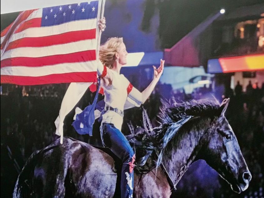 Rodeo picture at the George Bush Intercontinental Airport, in Houston, Texas