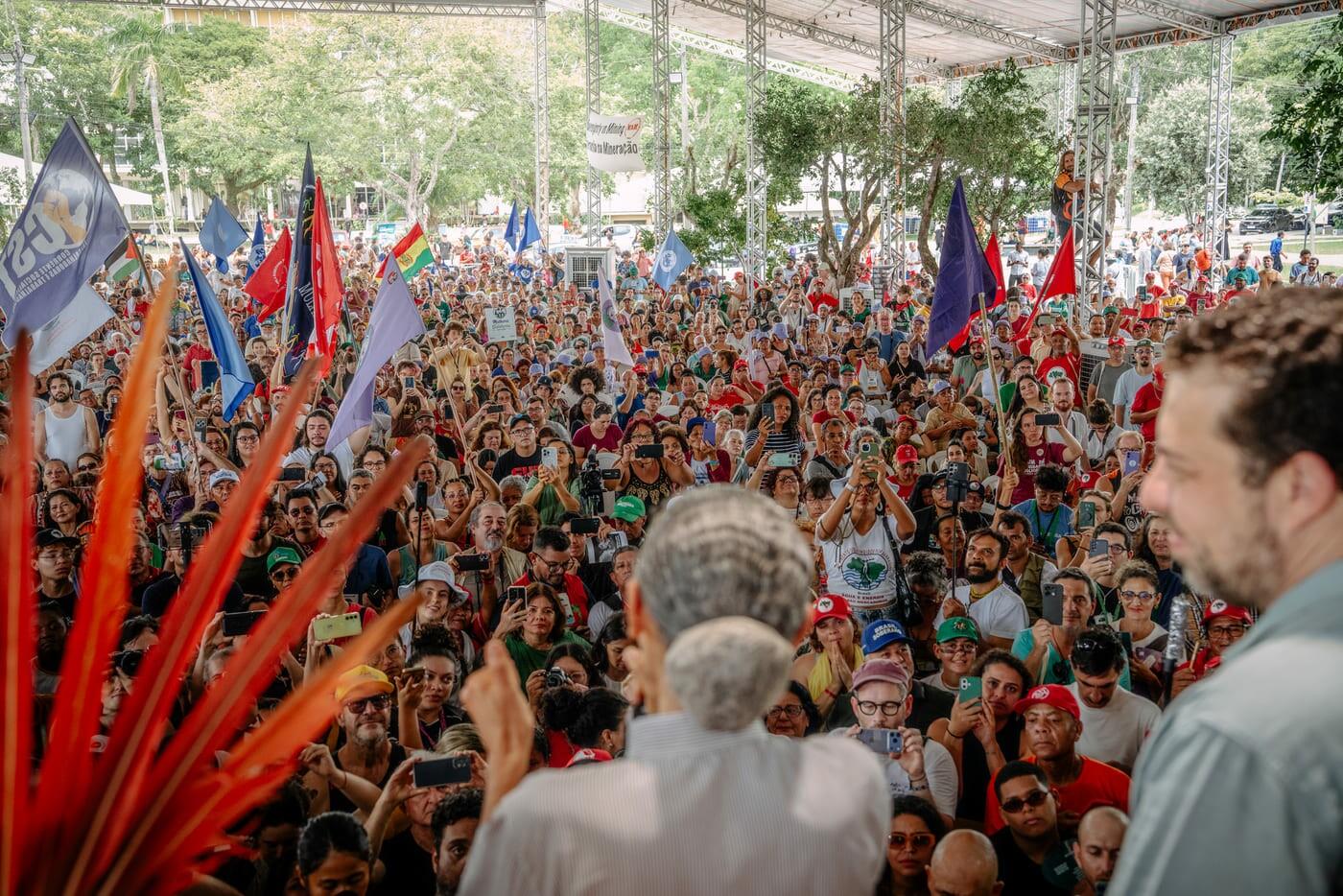 Cúpula dos Povos em Belém, Pará, durante a COP30