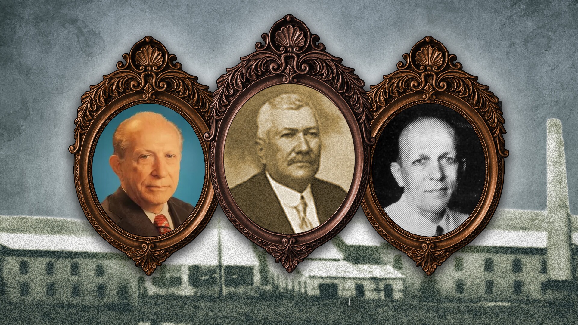 Colagem com as fotos de Walter Franco Coronel Albano Pimentel do Prado Franco Augusto Franco